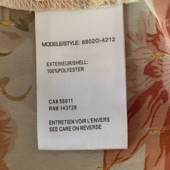 Tribal Floral Blouse in Pink and Cream - Picture 4 of 10